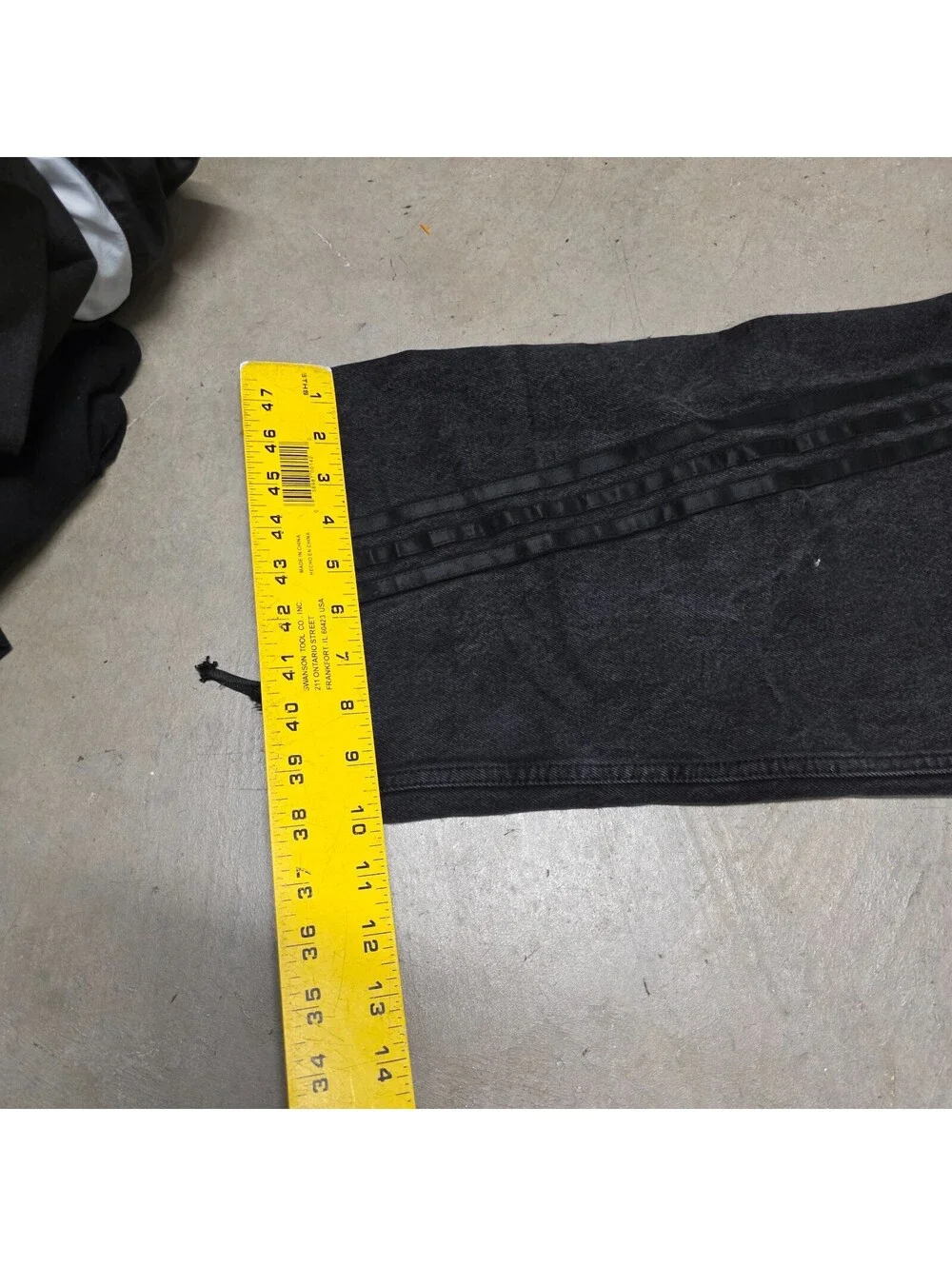 Adidas Adilenium Season 3 Loose Fit Denim Pants Jeans 31 x 31 Black Washed 3 str